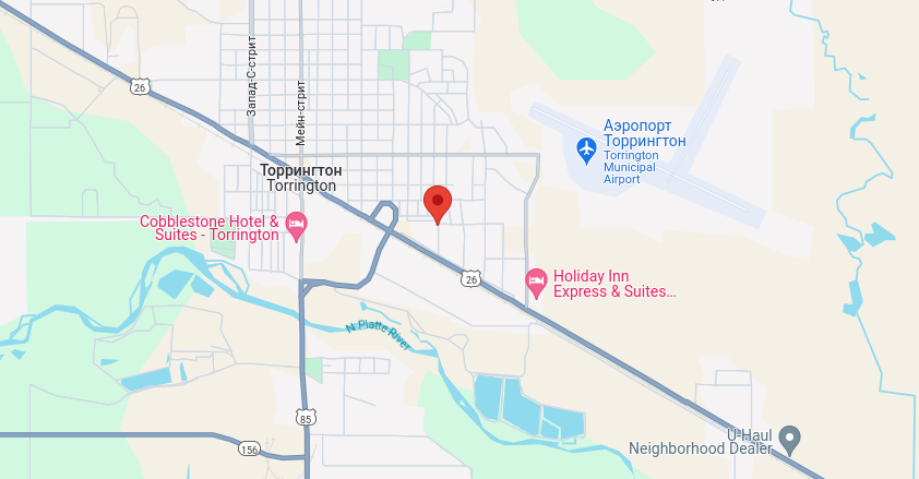 Map showing CanyonLine Machinery Group
